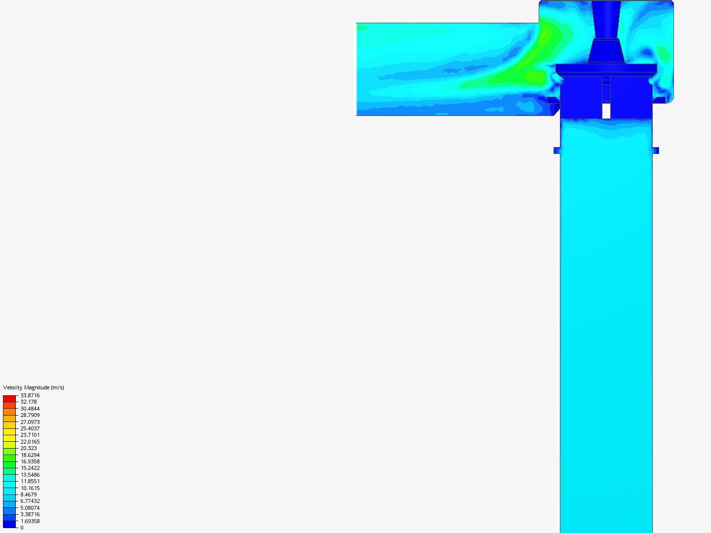 CFD project for KKE hands-on webinar. Based on tutorial: Fluid Flow Through a Valve (public) - Copy image