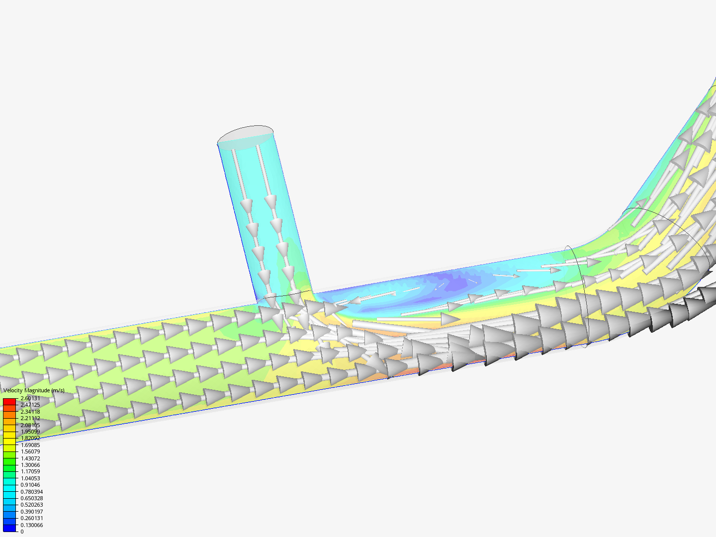 Tutorial 2: Pipe junction flow by nyquolle | SimScale