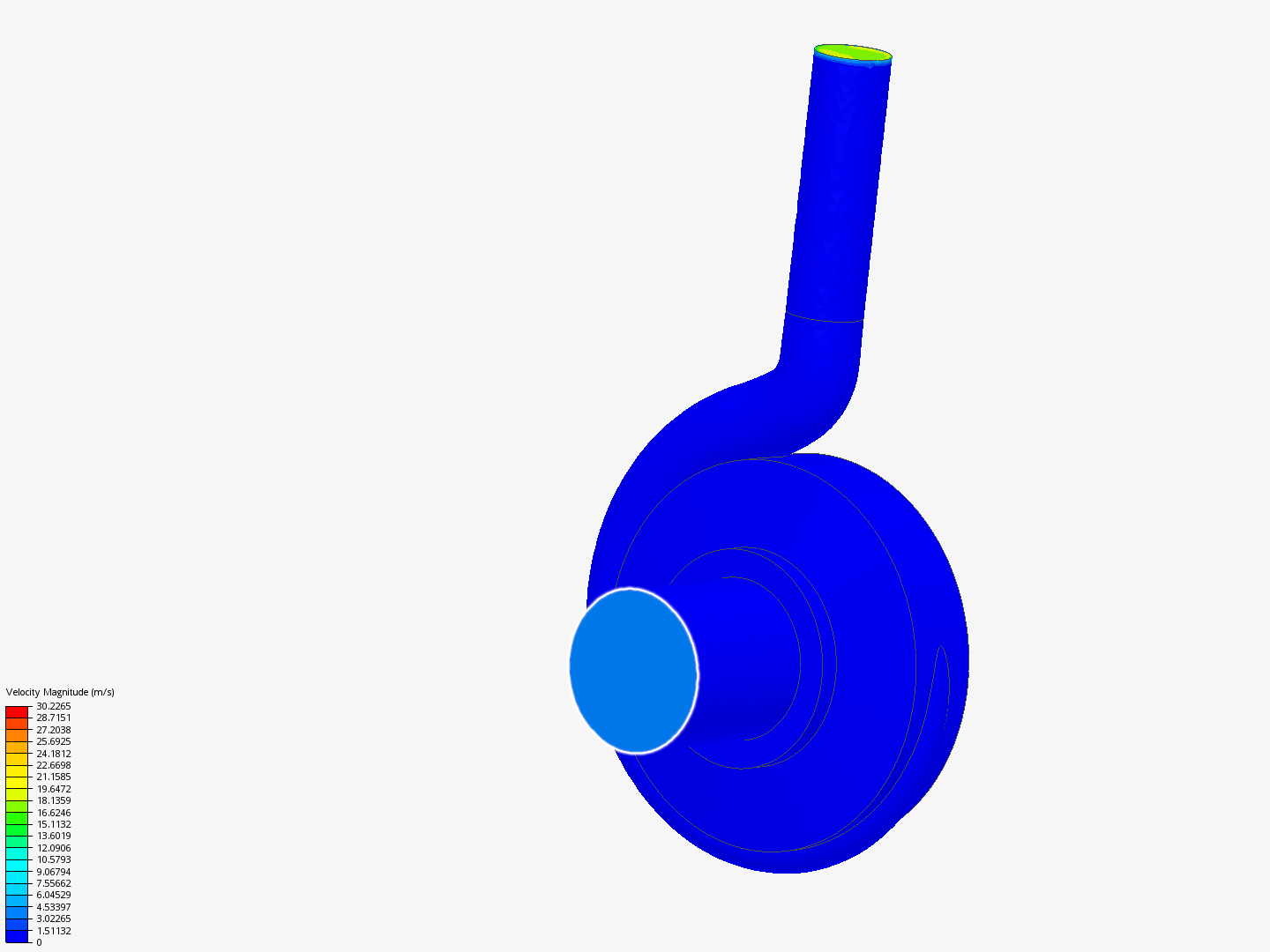 Pump CFD Simulation (CENTRIFUGAL PUMP) - Copy image