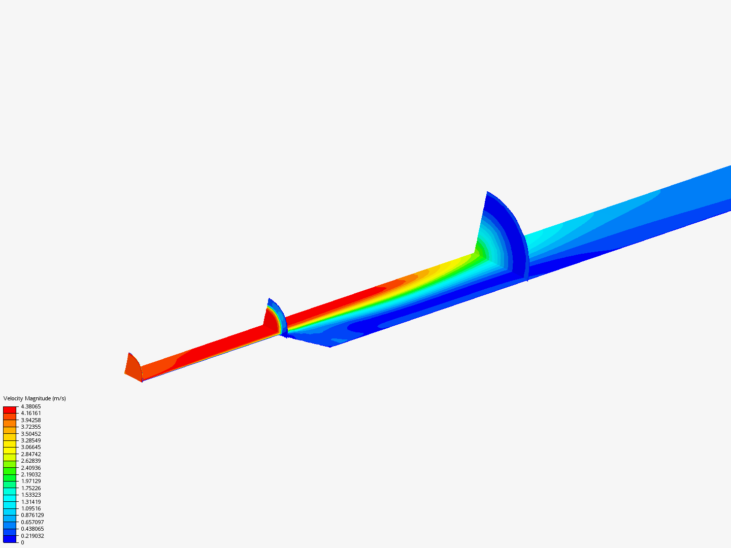 CFD Internal Flow Case Study: 120 Degree Opening Angle Simulation - Owen Ferrone image