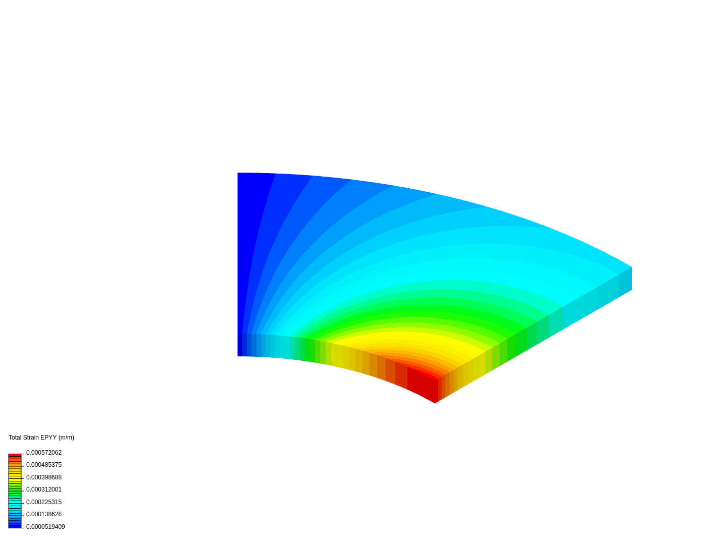 Hollow Cylinder in Plane Strain Condition - Copy by oliver47 | SimScale
