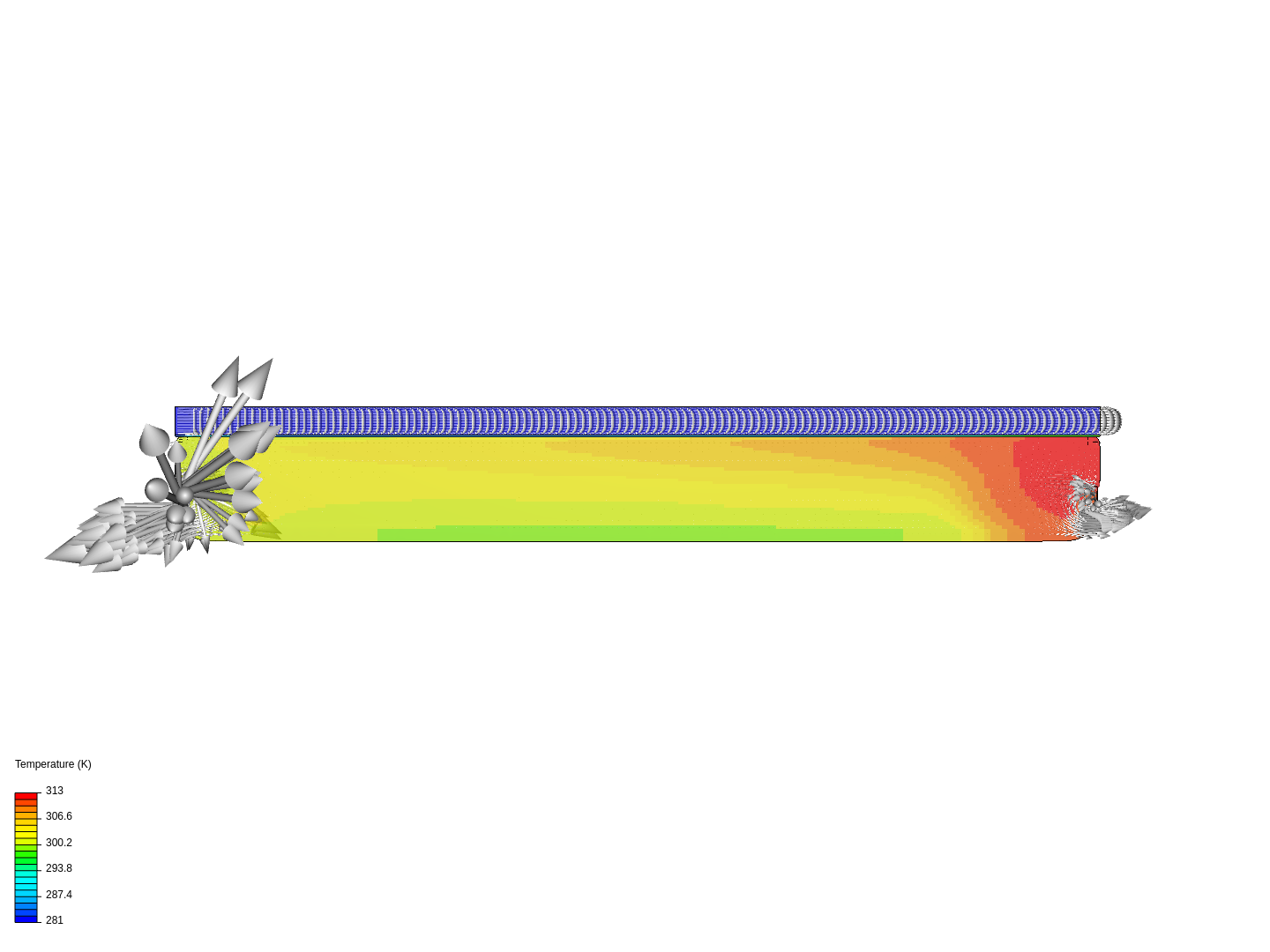 CFD Analysis of a 2D Double Pipe HX image