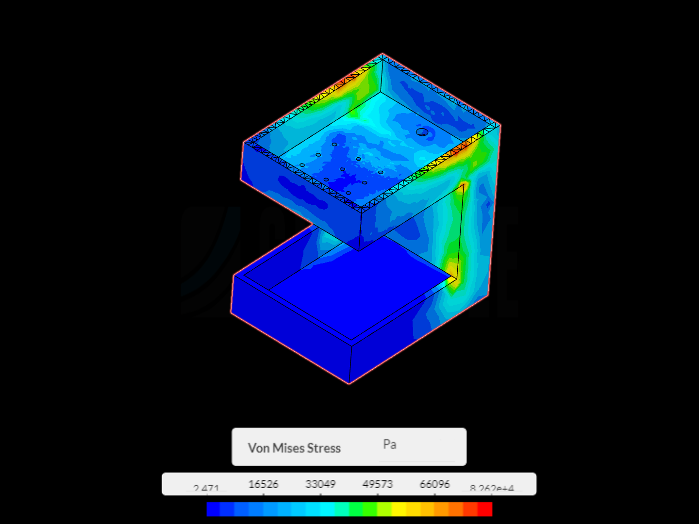 Tutorial 1: Connecting rod stress analysis by pagare_abhishek | SimScale