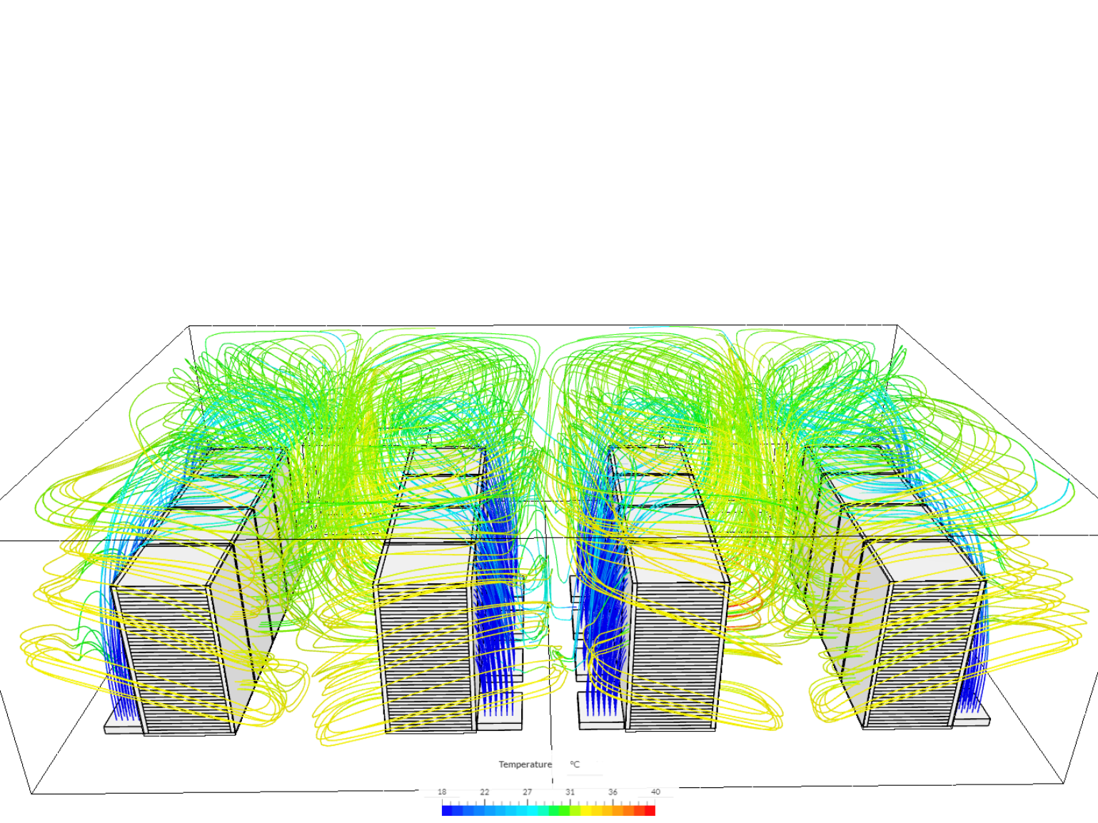 Data center- CFD image