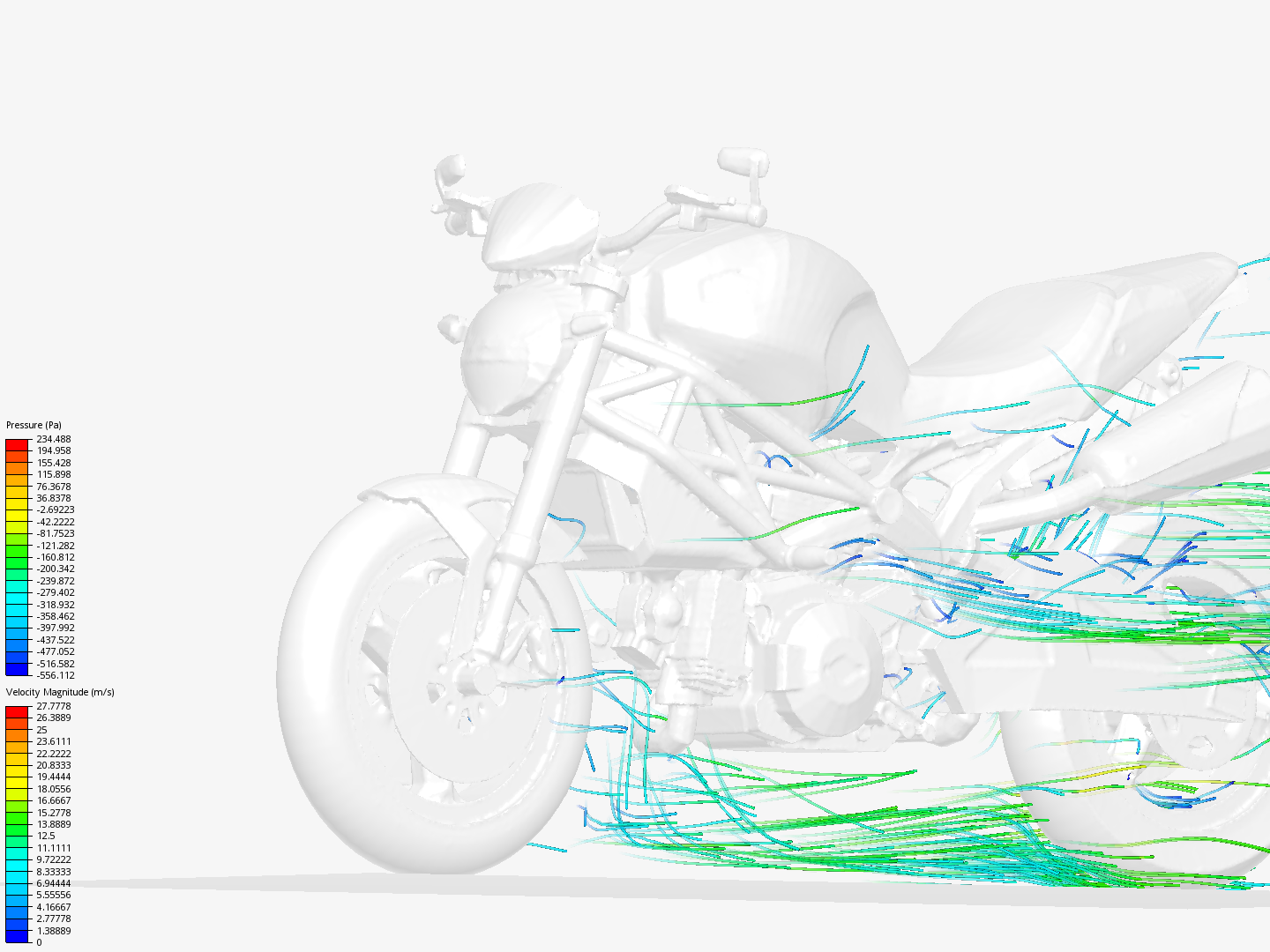 Ducati Monster Bellyapn - CFD image