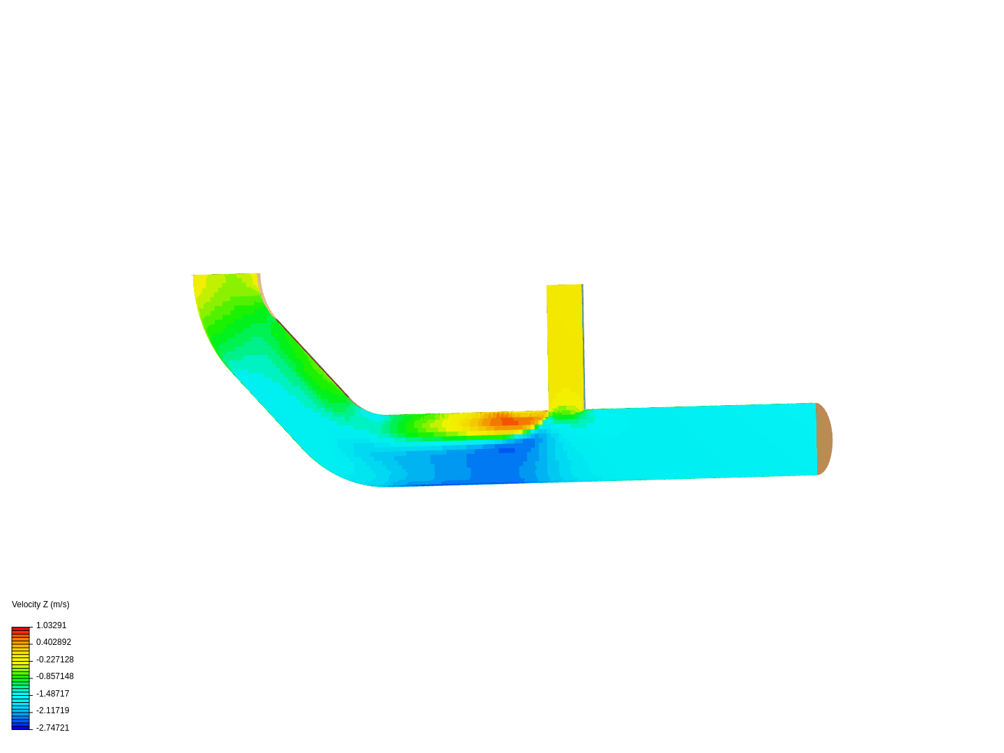 Tutorial 2 Pipe junction flow by pde_felipe SimScale