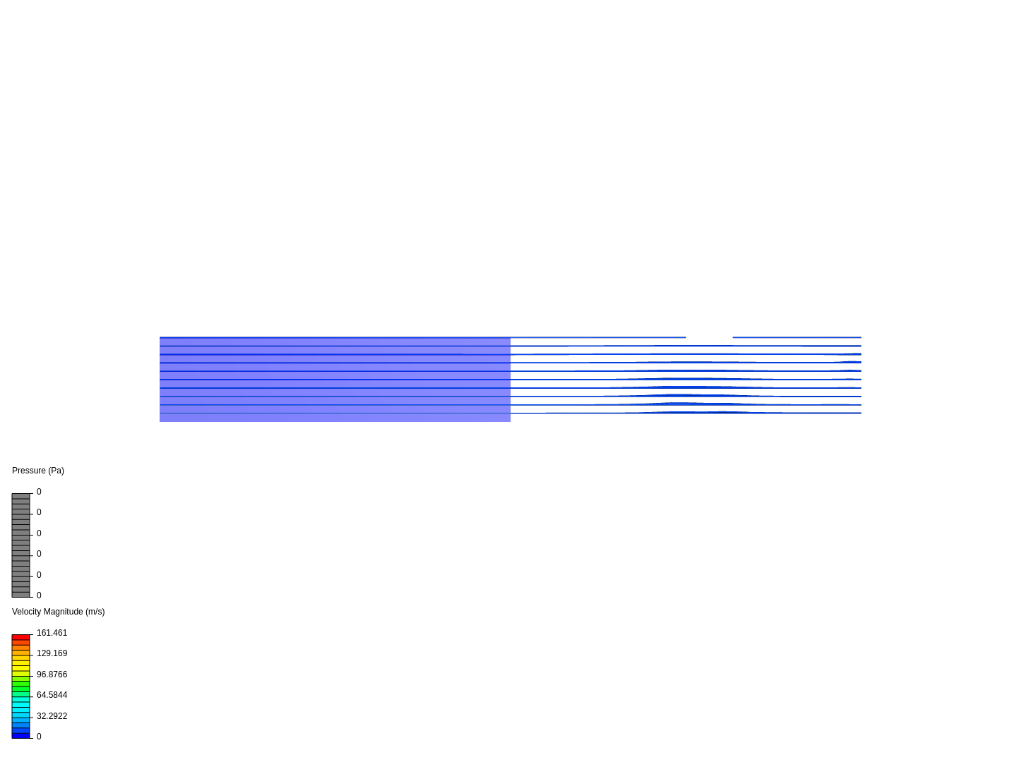 Radiator flow simulation image