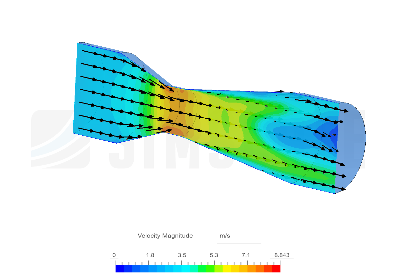 Venturi Meter (MatE 107) - Mesh 6 by psecillano | SimScale