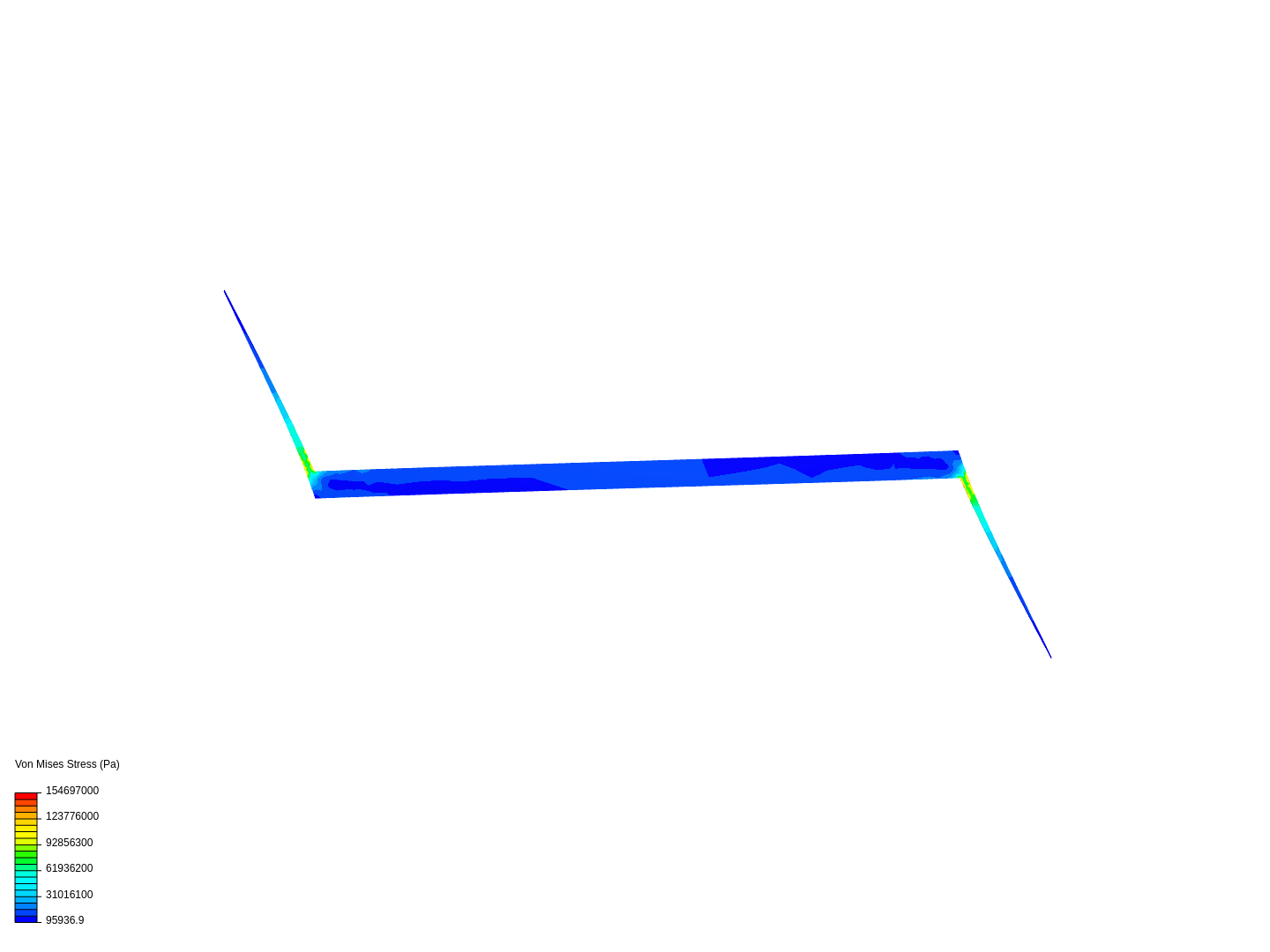 Stress PF900 232mm for 72 Fins Two Tapered Filleted Fins at 15 Deg 232mm Rev A image