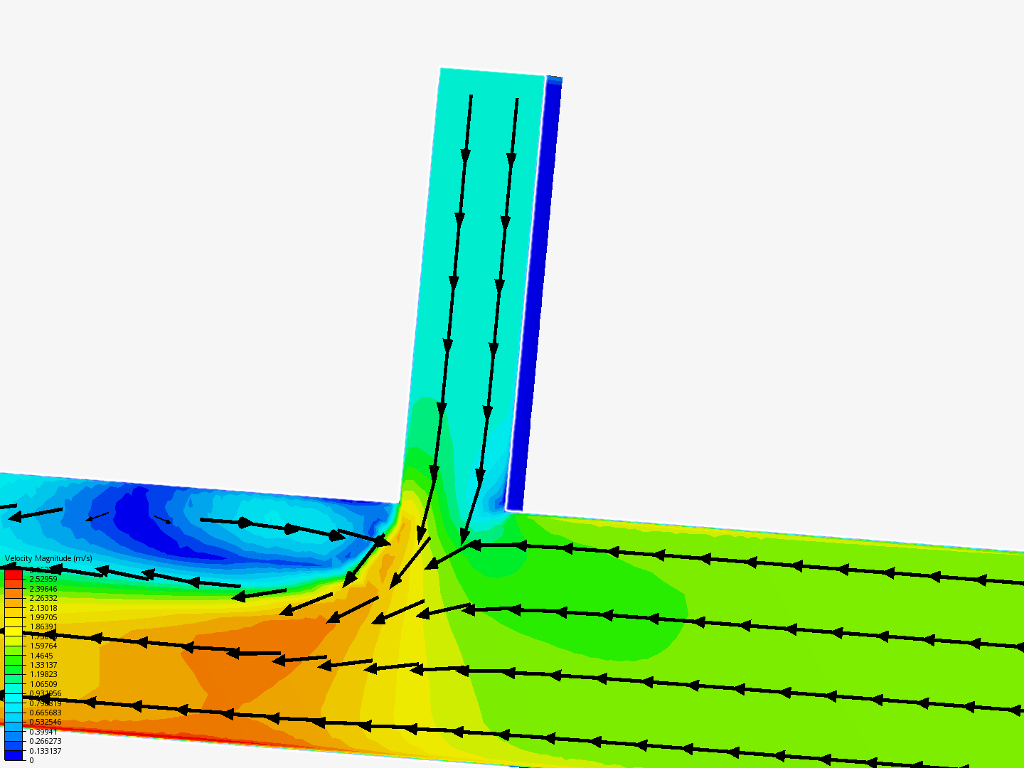 Tutorial 2: Pipe junction flow by rborlagdan | SimScale