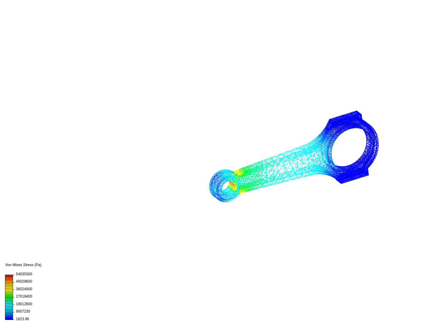 Tutorial 1: Connecting rod stress analysis by rchiari | SimScale