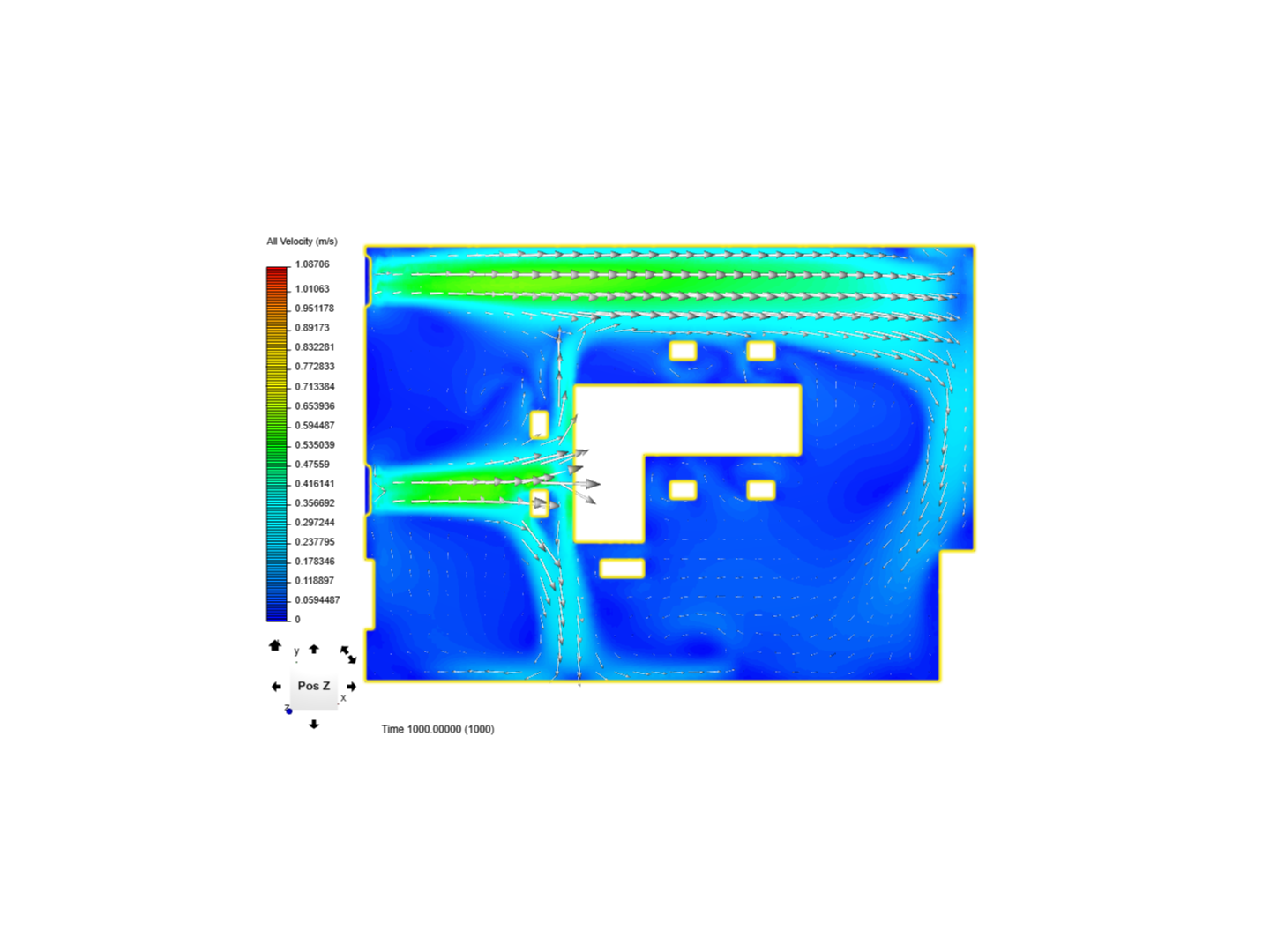 Small room hvac by reginabdr | SimScale