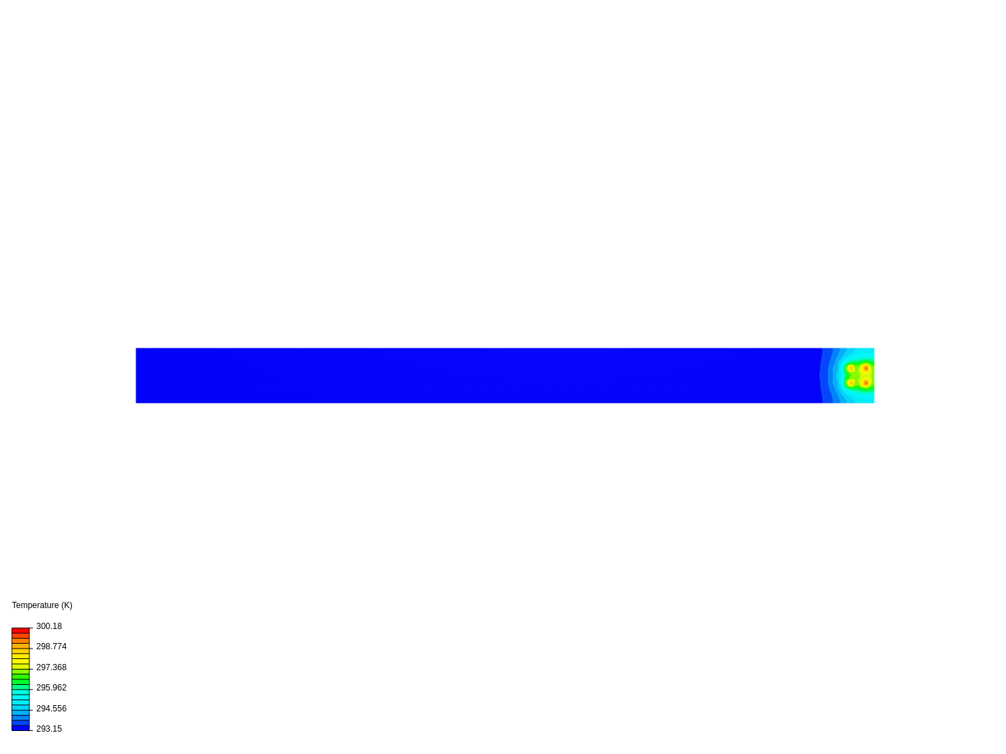 LED thermal simulation image