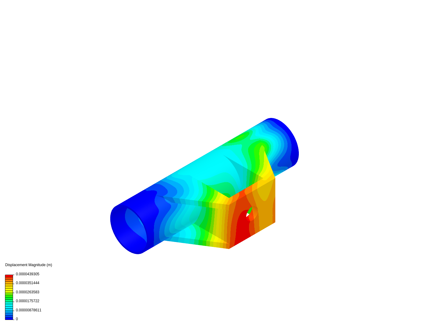 Diff mount clamp FEA image