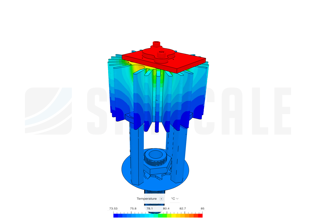 Heat Transfer Sim by rickz | SimScale...