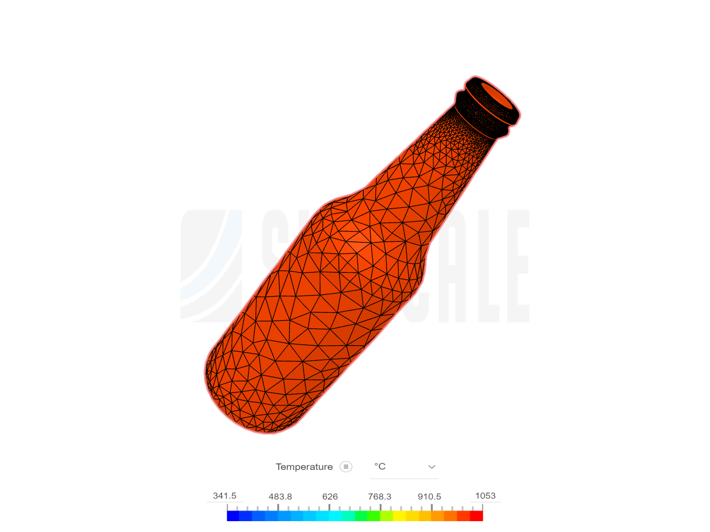 Glass Bottle Thermal analysis image