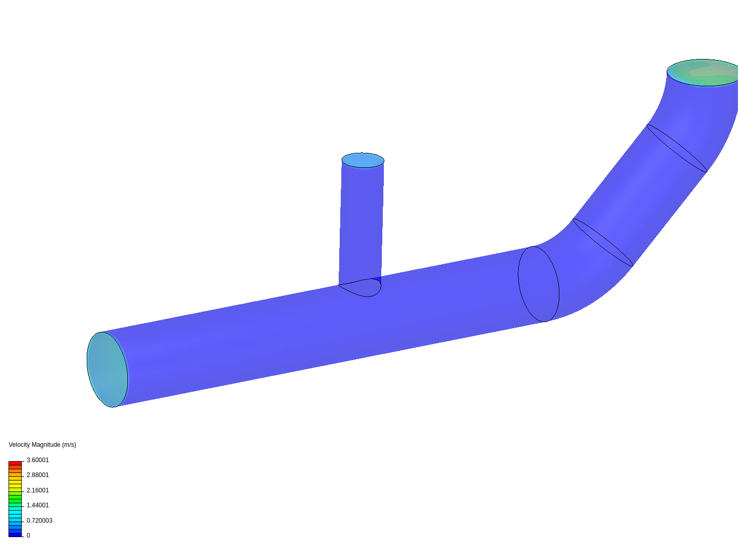 Tutorial 2: Pipe junction flow by rothde65530 | SimScale