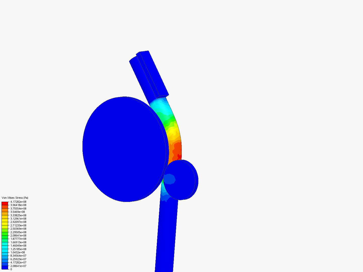 Bending of an Aluminium Pipe by rseguban | SimScale