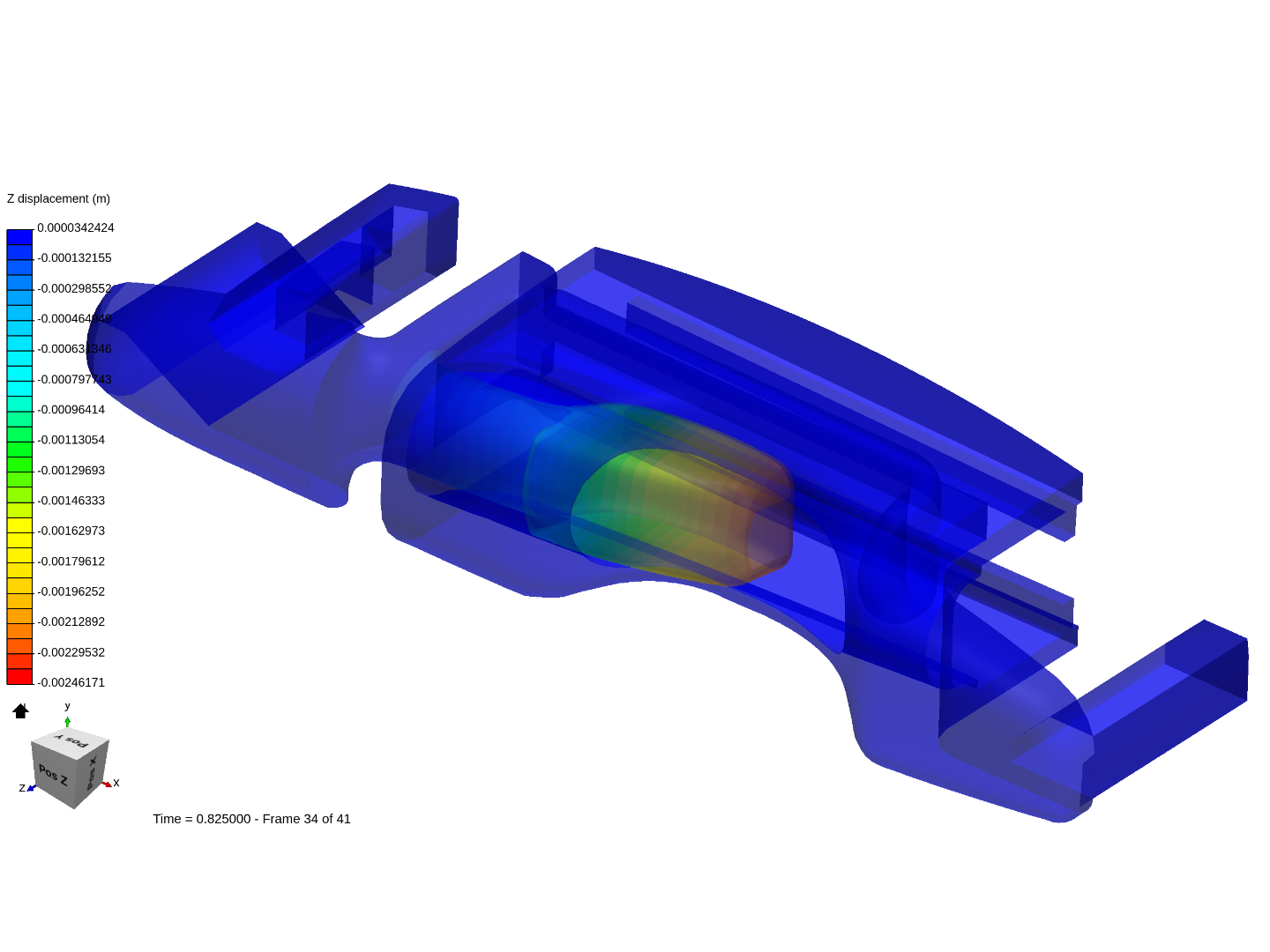 Contact Analysis Snap Fit Mechanism with FEA image
