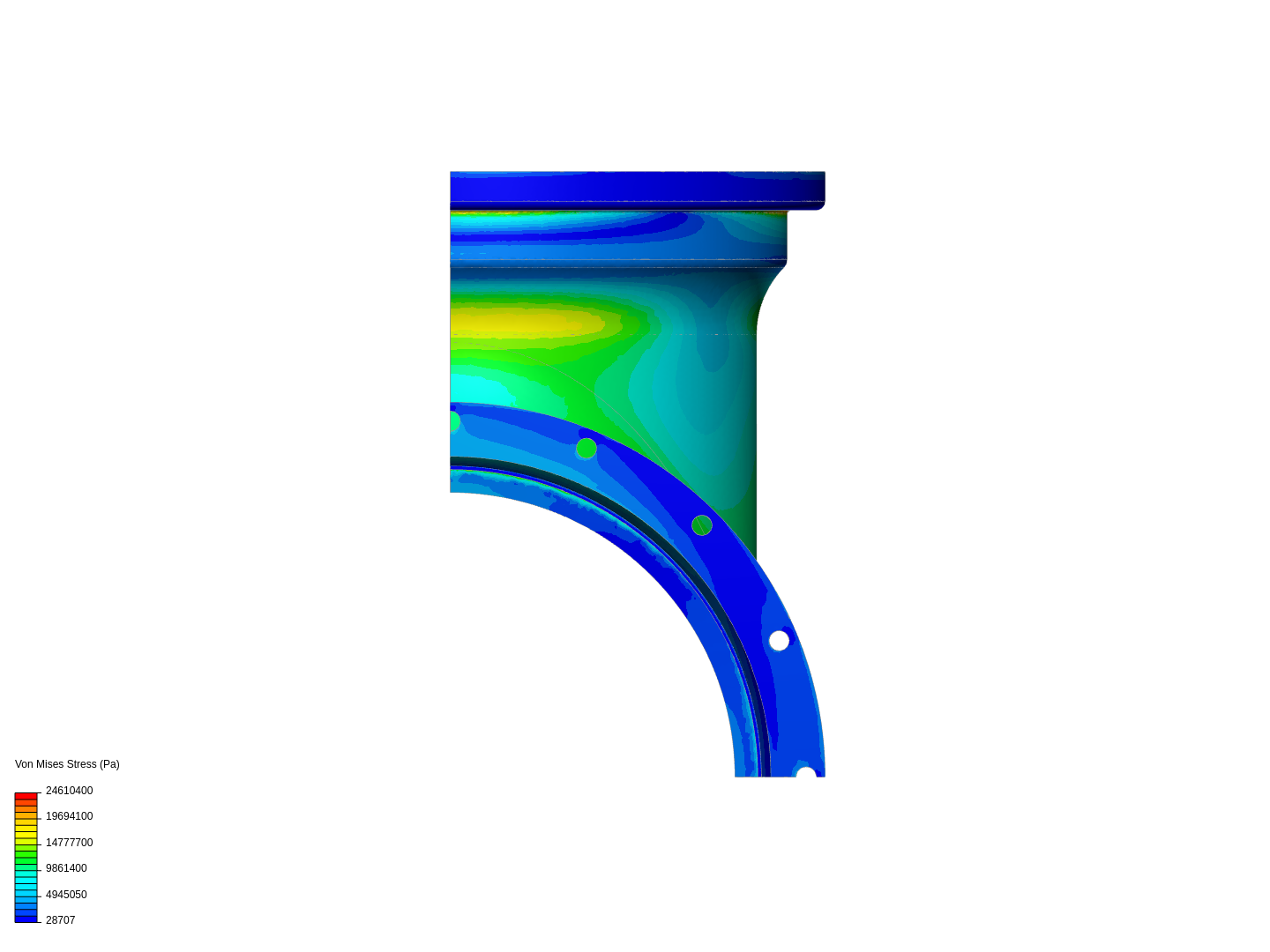Static Structural Analysis of a Pipe Joint with FEM image