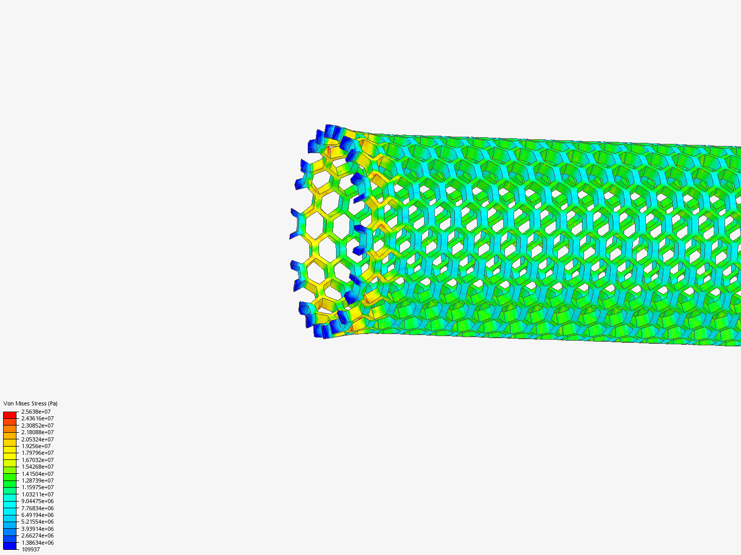 PLA 1 Stent 170 by rumeysa_sener9 | SimScale