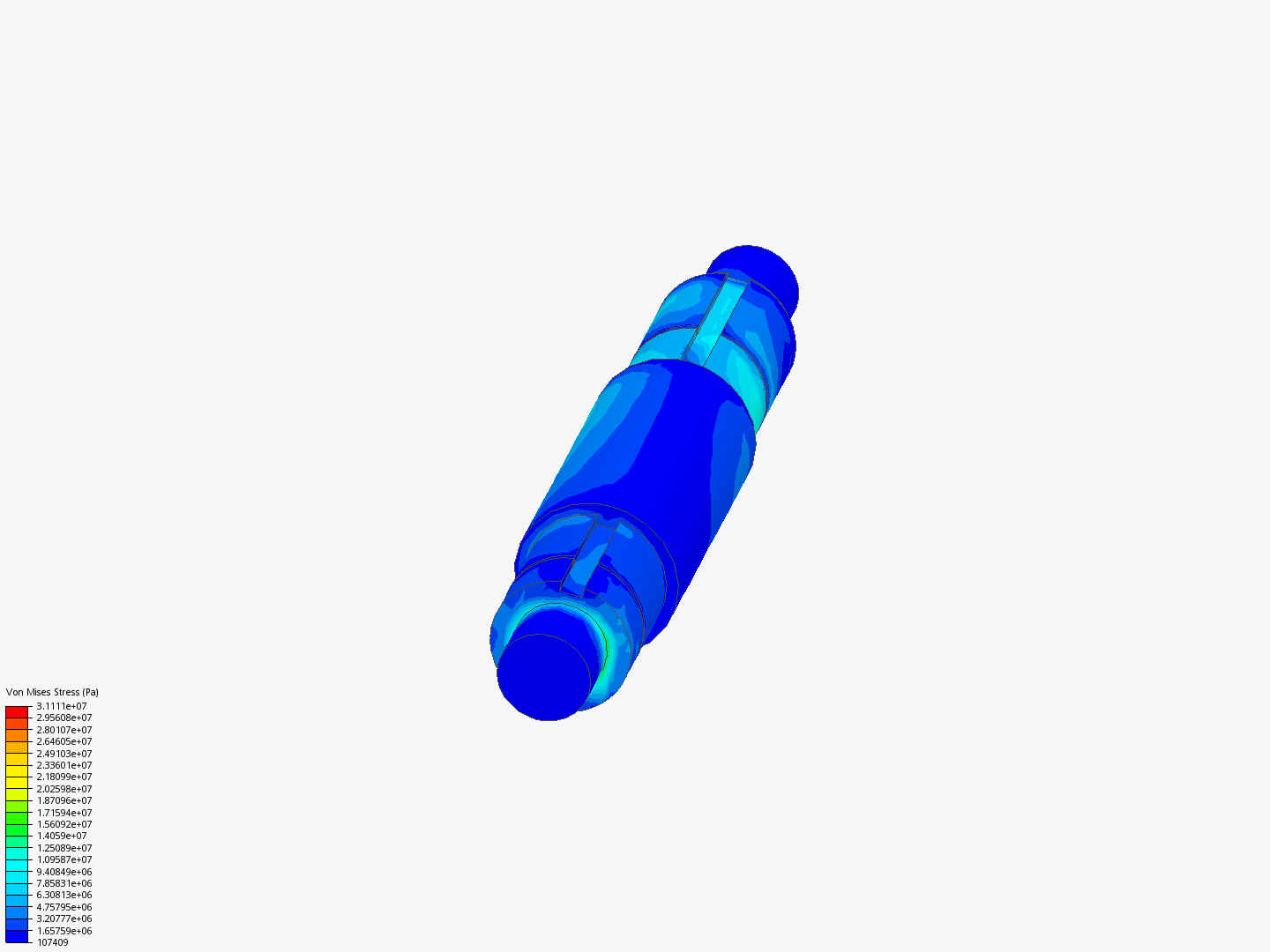 Idler Shaft test 2 by s2069109 | SimScale