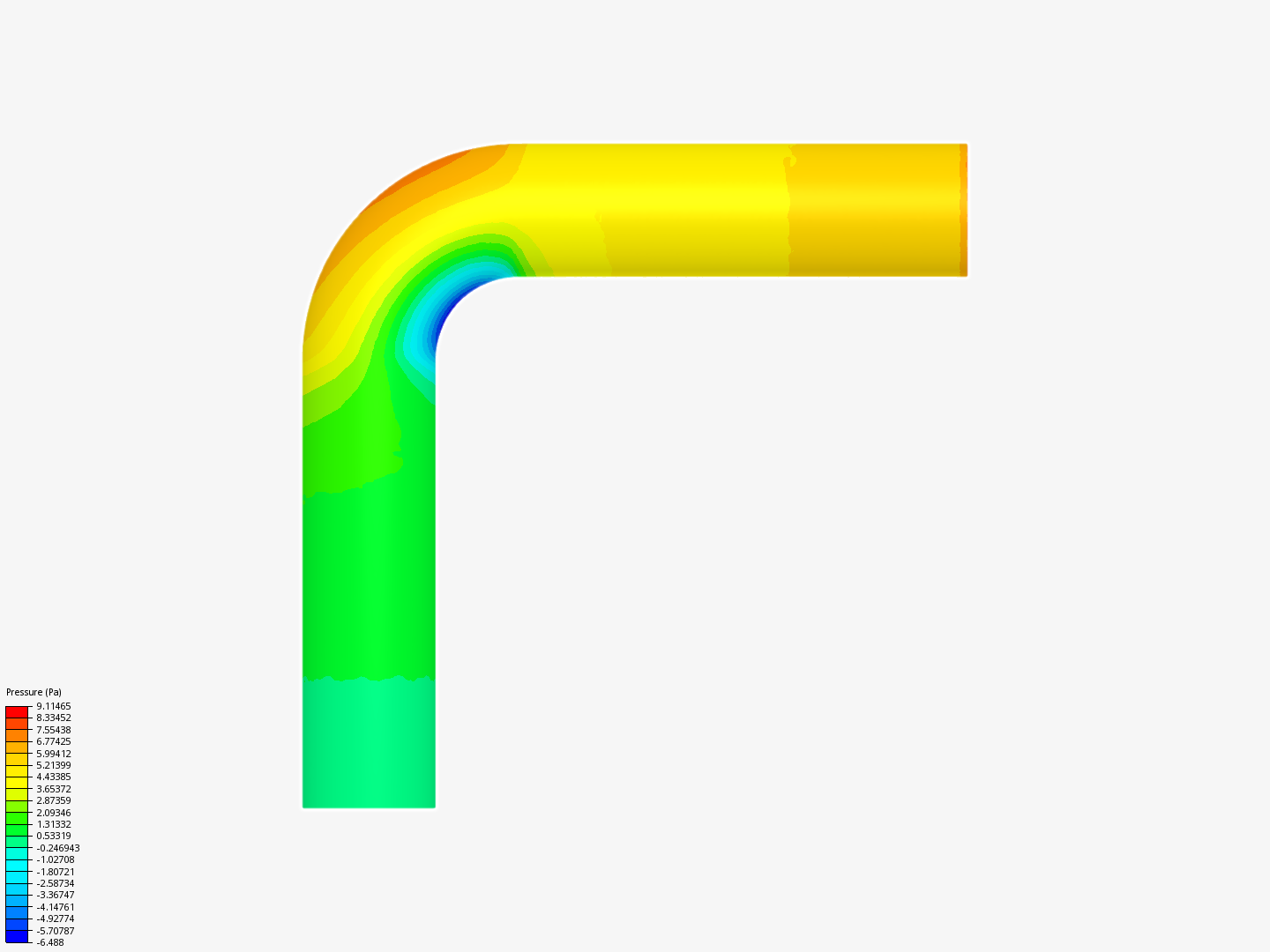 Fluid flow through pipe bend - Copy by sabdulla_moham | SimScale