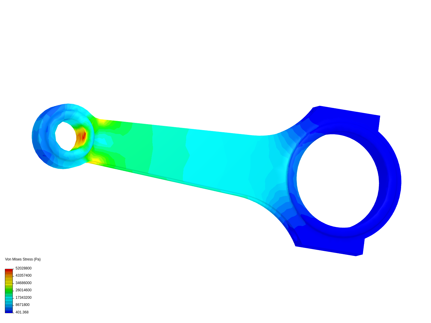 Tutorial01 Connecting rod stress analysis by sadman1islam SimScale