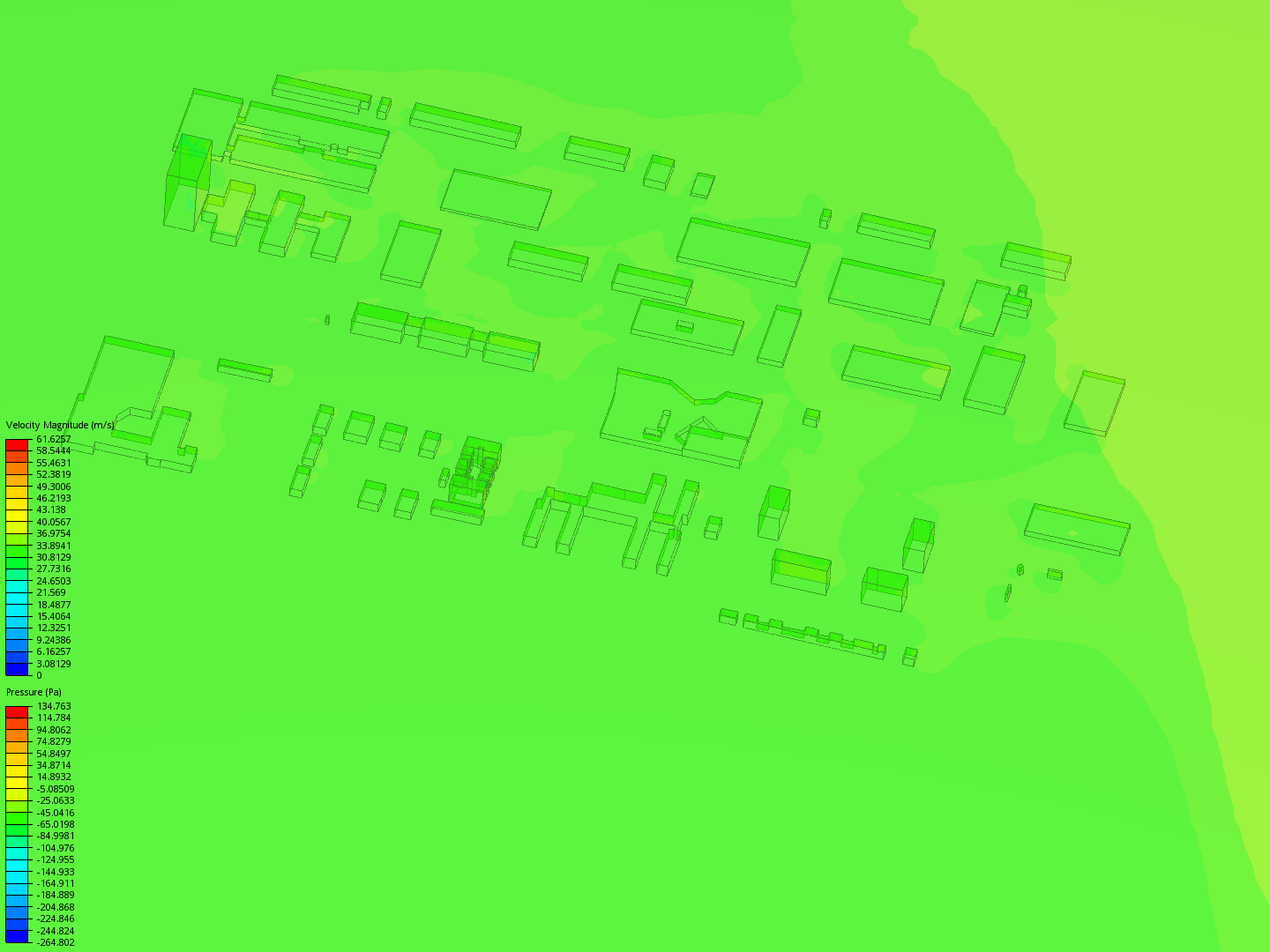 campus wind flow by salapati | SimScale