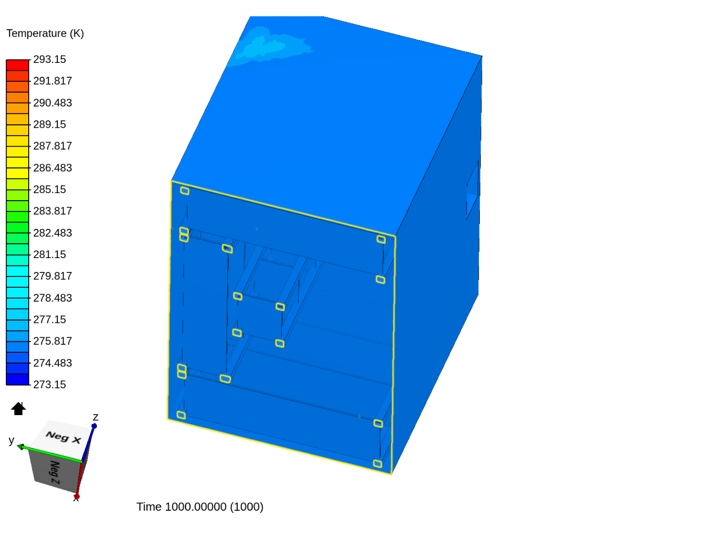 Cold room - CFD image