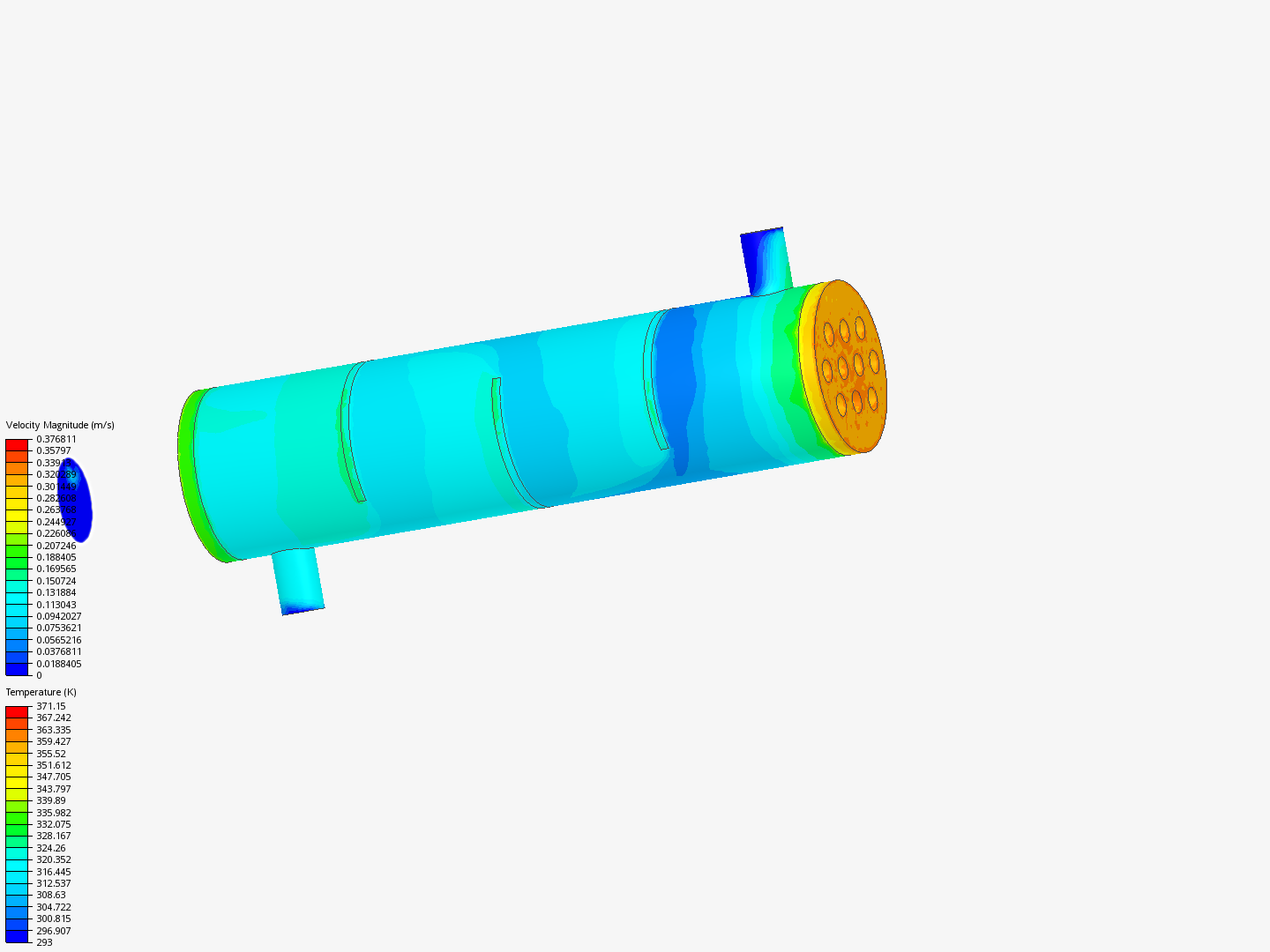 Conjugate ht through shell and tube heat exchanger by saquibmohd6117 ...
