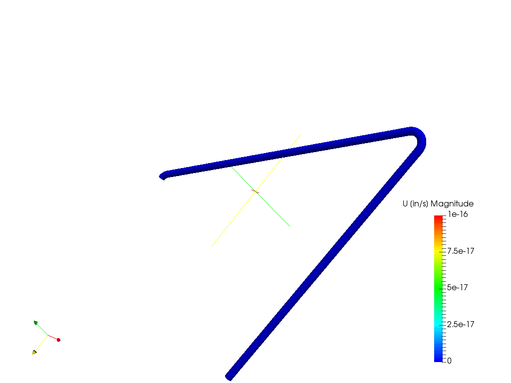Hydraulic line flow image