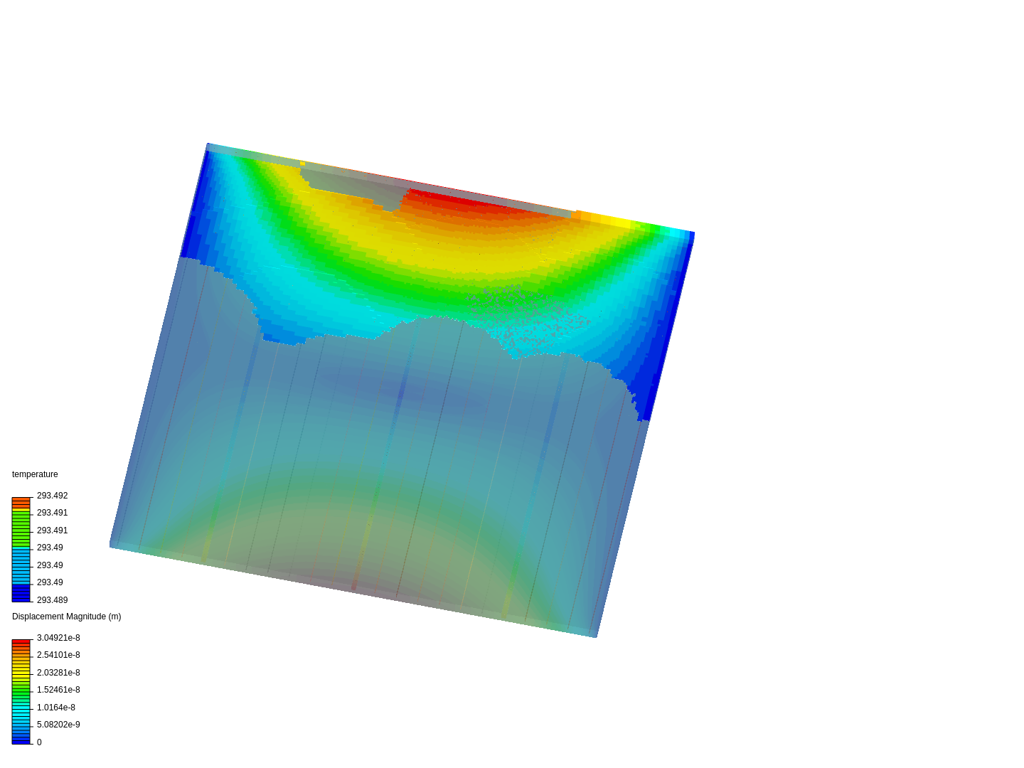 wire in silicone thermal analysis image