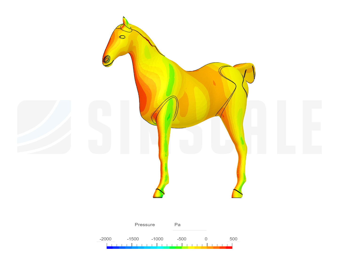 Horse CFD image