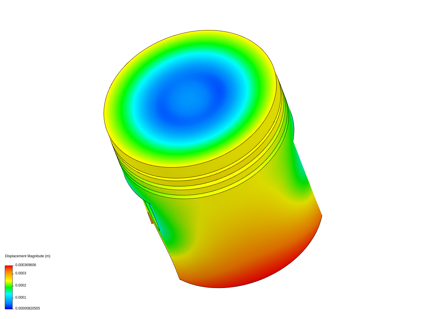 Advanced Tutorial: Thermomechanical Analysis of an Engine Piston image