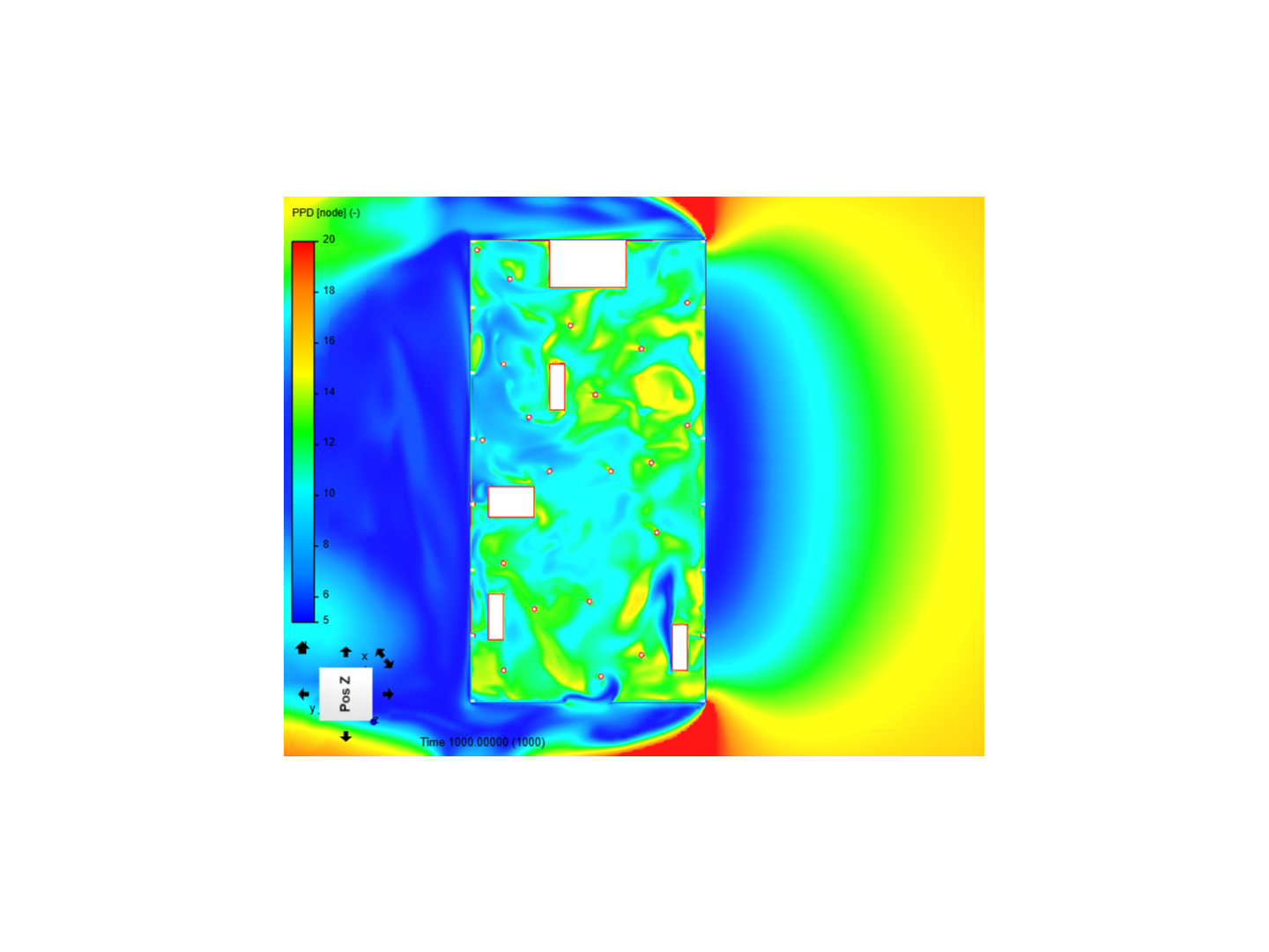 Thermal comfort analysis - ICF Simulation image