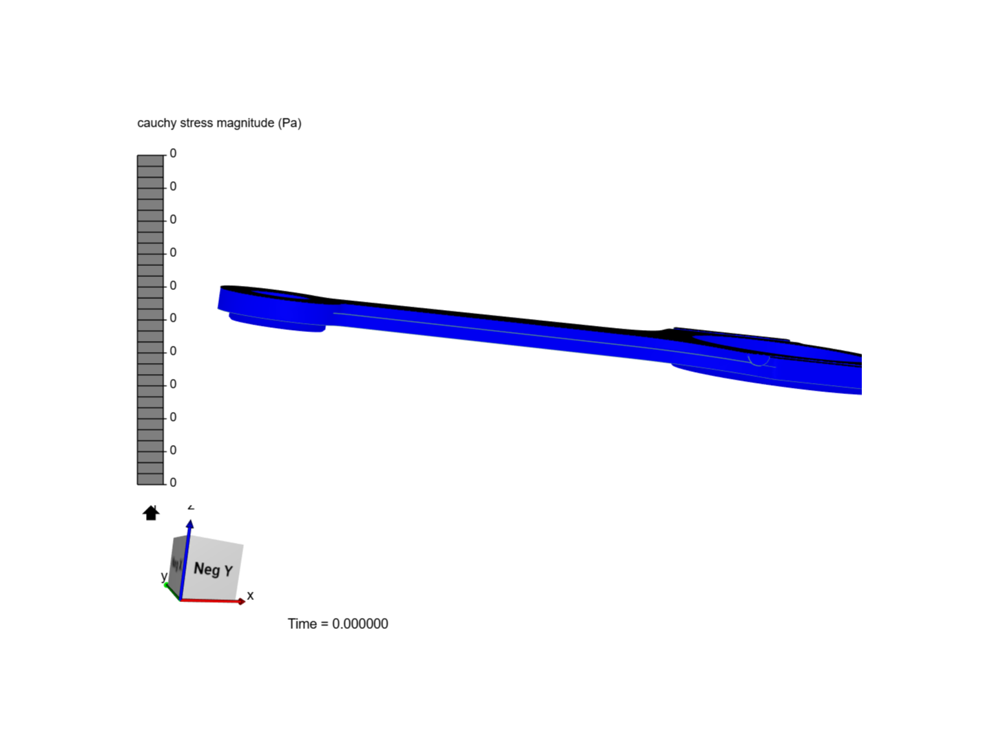 C rod stress analysis image