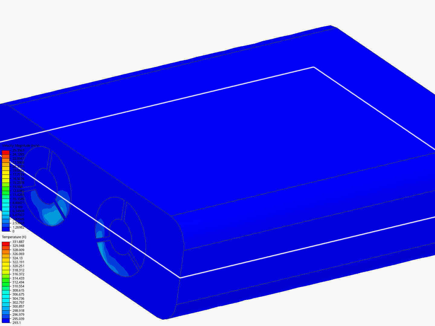 Advanced Tutorial: Thermal Management of an Electronics Box using CHT image