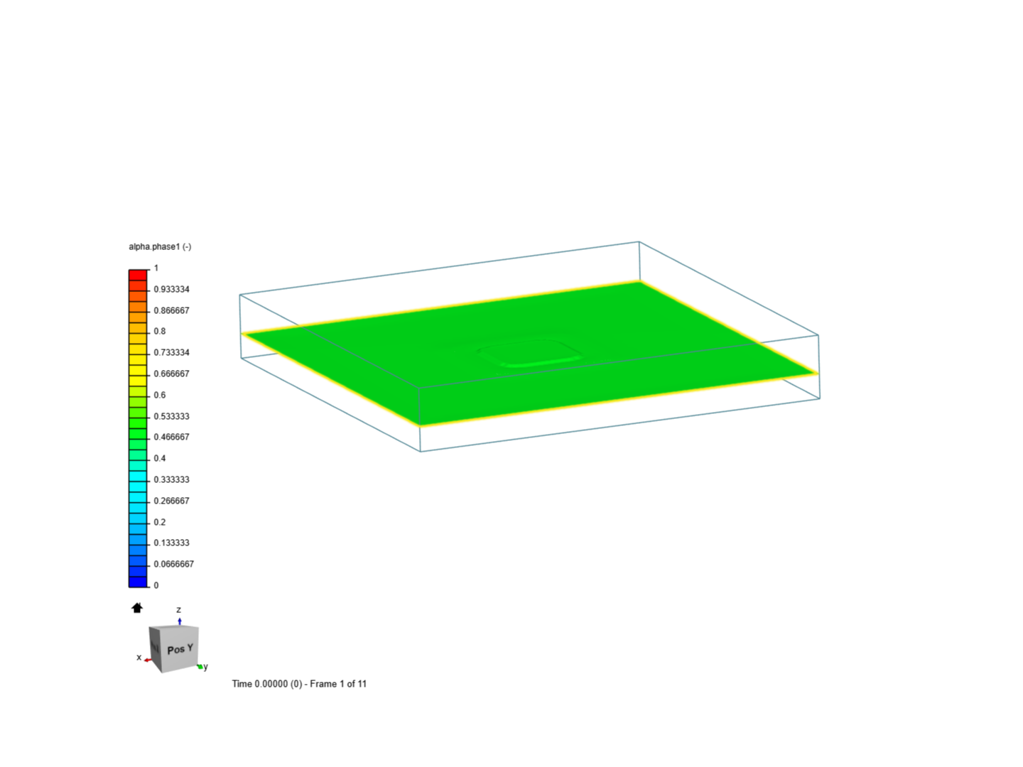 Exercise 1: Fluid flow on sample part 4mm height image