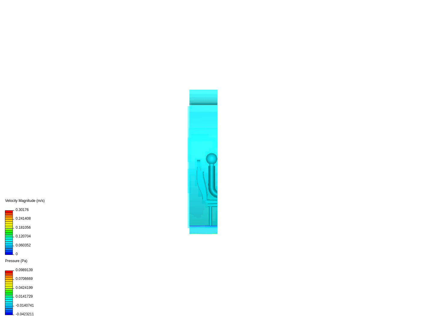 Airflow Simulation Inside of an Airplane Cabin image