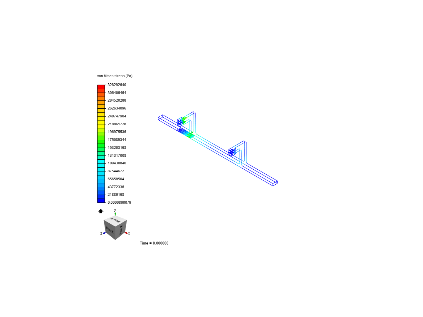 Tutorial - Static stress analysis of Underrun protection device image