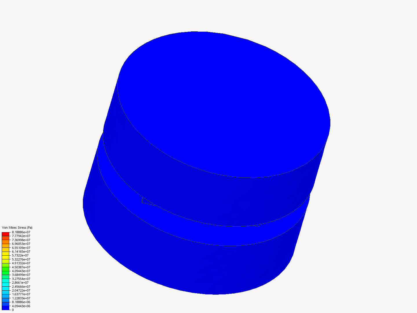 Protective Structure - Quasi static compression simulation image