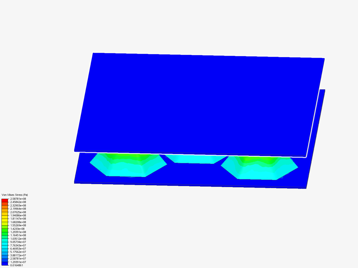 Sandwich structure- uniaxial compression image