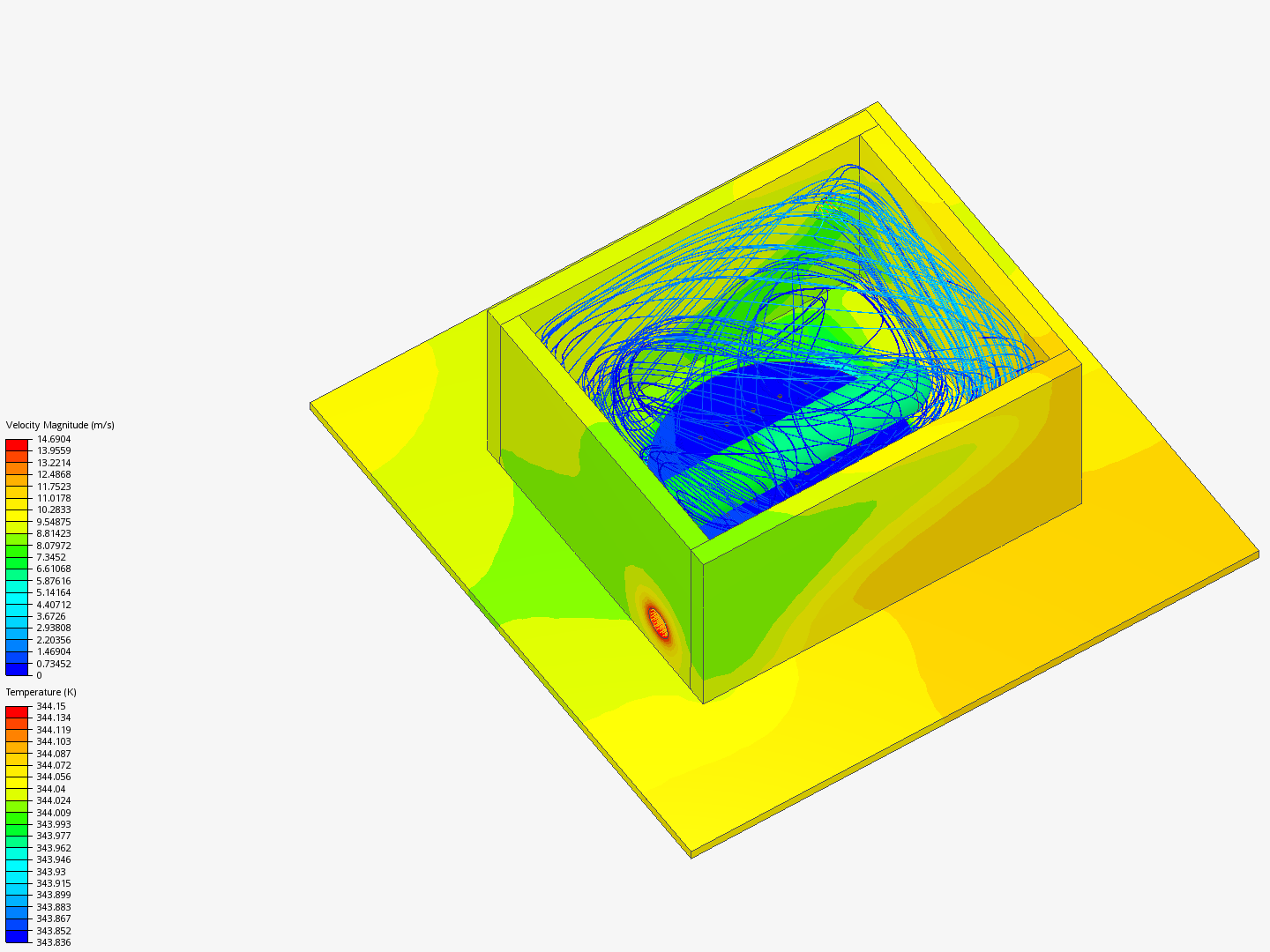 Thermal Chamber Efficiency by spuzza12 SimScale