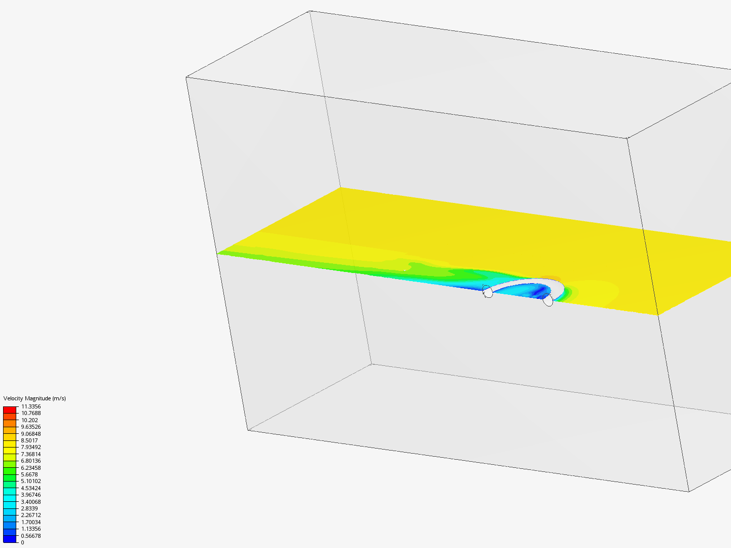 FRC Note Game Piece CFD Study image