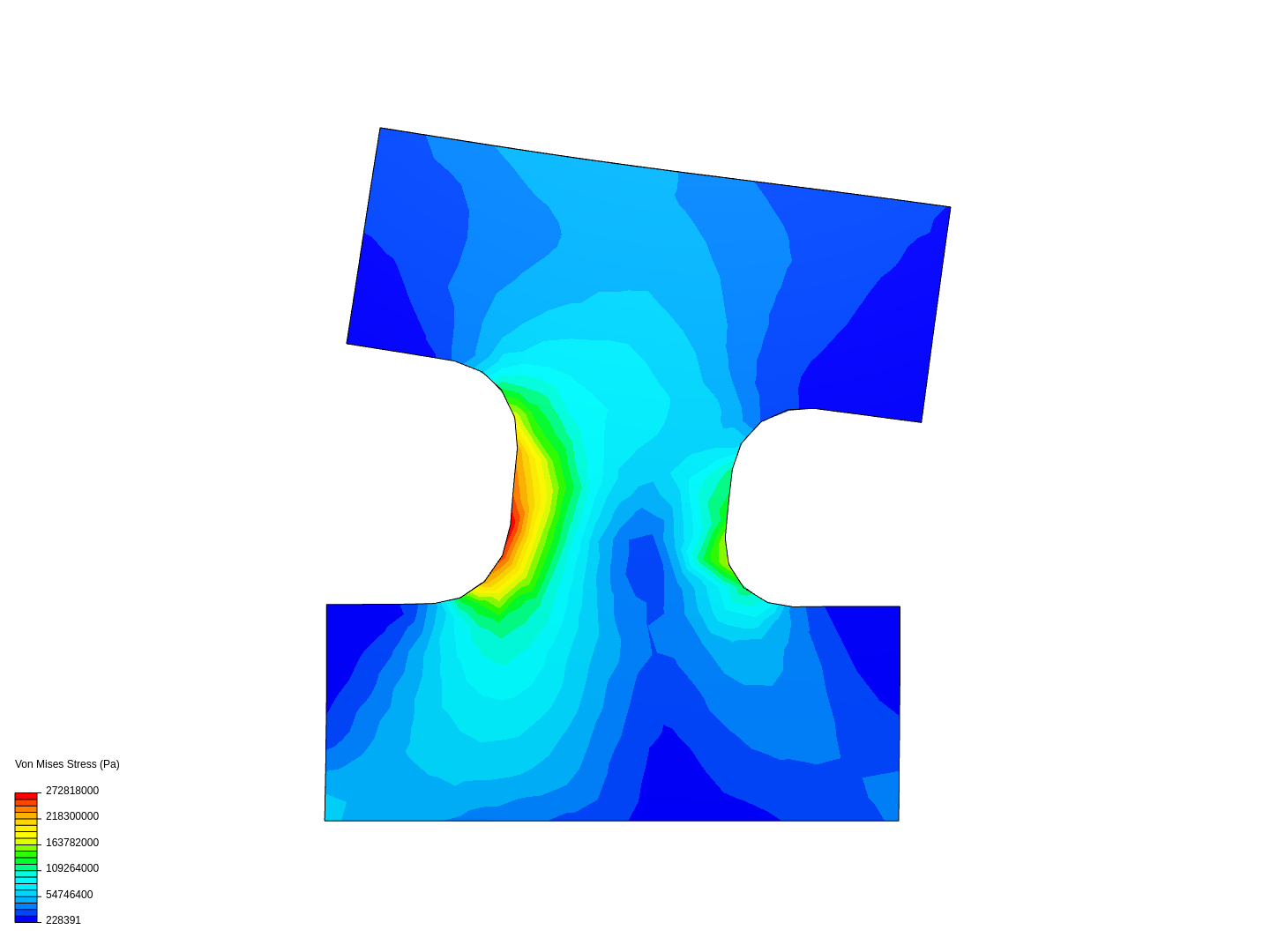 Tensile Analysis Type D with angle difference image