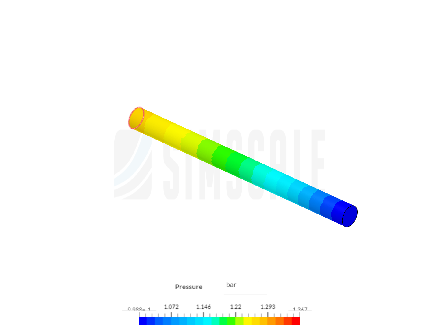 CFD analysis of copper pipe image