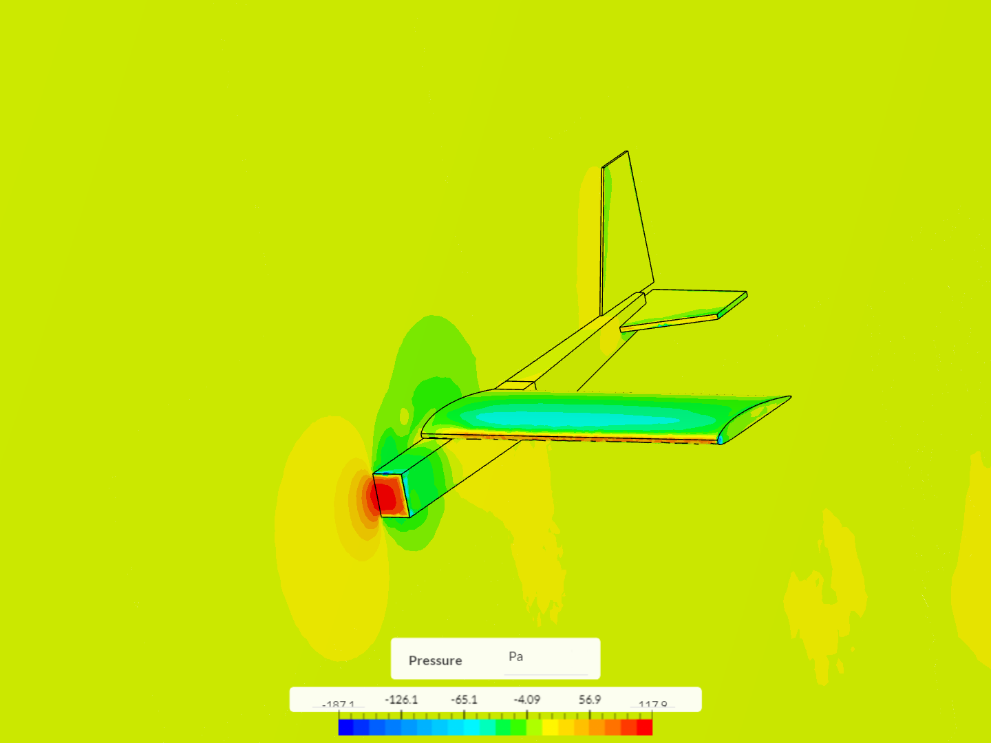 Eng. Hetta airplane - CFD analysis - test 2 image
