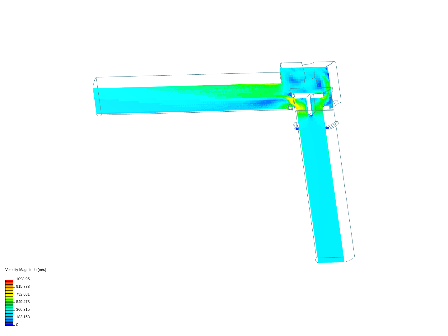 Tutorial: Fluid Flow Through a Valve image