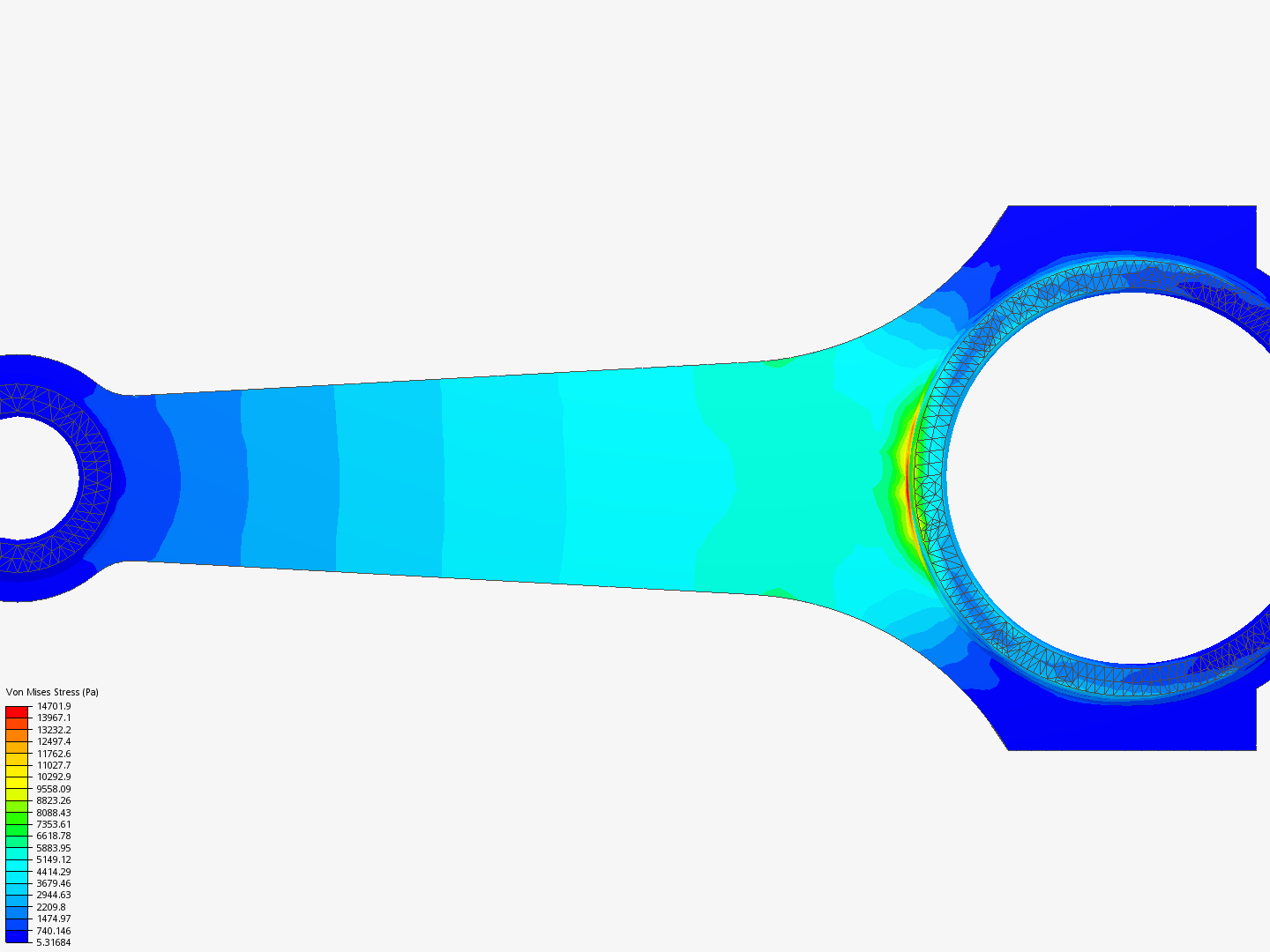 Tutorial 1: Connecting rod stress analysis by tgiorno | SimScale